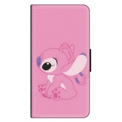 Husa personalizata tip carte HQPrint pentru Apple iPhone SE2, model Pink Stitch, multicolor, S1D1M0005