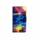 Husa personalizata tip carte HQPrint pentru Apple iPhone SE2, model Abstract City, multicolor, S1D1M0263