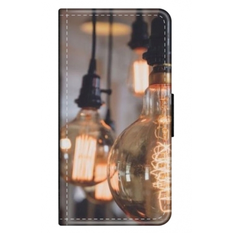 Husa personalizata tip carte HQPrint pentru Apple iPhone XS Max, model Lightbulb, multicolor, S1D1M0322