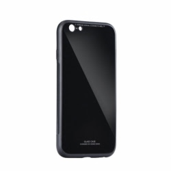 Husa APPLE iPhone 5\5S\SE - Glass (Negru)