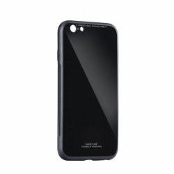 Husa APPLE iPhone 6\6S Plus - Glass (Negru)