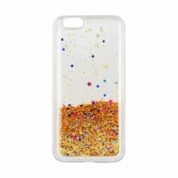 Husa SAMSUNG Galaxy J3 2017 - Glitter Lichid (Auriu)