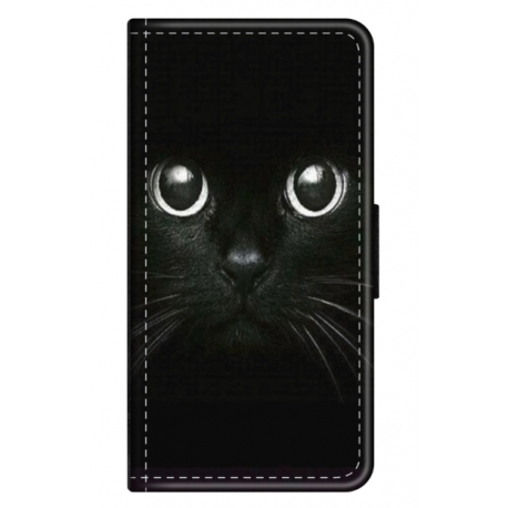 Husa personalizata tip carte HQPrint pentru Xiaomi 13, model Black Cat 1, multicolor, S1D1M0015