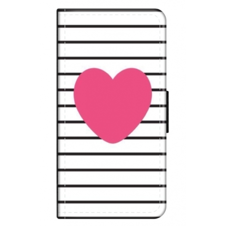 Husa personalizata tip carte HQPrint pentru Xiaomi 13, model Heart, multicolor, S1D1M0291