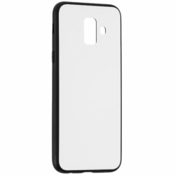 Husa SAMSUNG Galaxy A6 2018 - Glass (Alb)