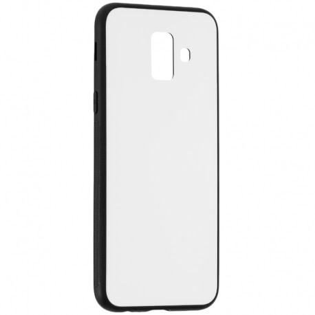 Husa SAMSUNG Galaxy A6 2018 - Glass (Alb)