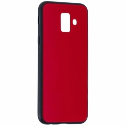 Husa SAMSUNG Galaxy A6 2018 - Glass (Rosu)