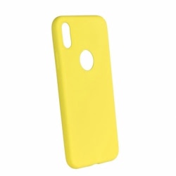 Husa Pentru APPLE iPhone X - Forcell Soft Galben