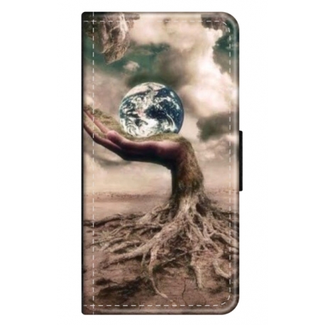 Husa personalizata tip carte HQPrint pentru Xiaomi Mi 10T 5G, model Abstract 4, multicolor, S1D1M0339