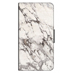 Husa personalizata tip carte HQPrint pentru Xiaomi Mi 11 Pro, model White Marble, multicolor, S1D1M0325