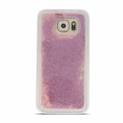 Husa SAMSUNG Galaxy J6 2018 - Sclipici Lichid (Perle - Roz-Auriu)