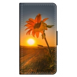 Husa personalizata tip carte HQPrint pentru Xiaomi Poco C40, model Sunflower 2, multicolor, S1D1M0194