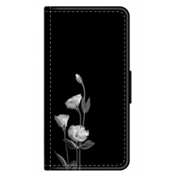 Husa personalizata tip carte HQPrint pentru Xiaomi Poco C40, model Abstract Flowers, multicolor, S1D1M0216