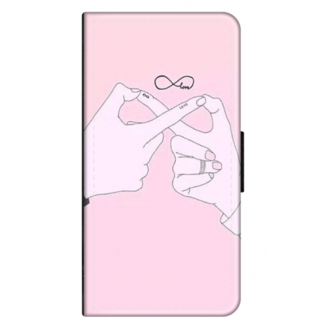 Husa personalizata tip carte HQPrint pentru Xiaomi Poco X5 Pro 5G, model Infinity Togeter, multicolor, S1D1M0251