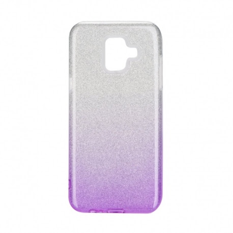 Husa SAMSUNG Galaxy A6 2018 - Forcell Shining (Argintiu/Violet)