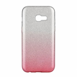 Husa SAMSUNG Galaxy A6 2018 - Forcell Shining (Argintiu/Roz)
