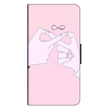 Husa personalizata tip carte HQPrint pentru Xiaomi Redmi 9, model Infinity Togeter, multicolor, S1D1M0251