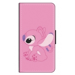 Husa personalizata tip carte HQPrint pentru Xiaomi Redmi 11T Pro, model Pink Stitch, multicolor, S1D1M0005
