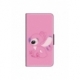 Husa personalizata tip carte HQPrint pentru Xiaomi Redmi 11T, model Pink Stitch, multicolor, S1D1M0005