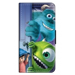 Husa personalizata tip carte HQPrint pentru Xiaomi Redmi 12C, model Monster INC, multicolor, S1D1M0127