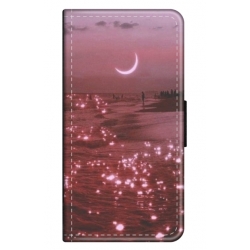 Husa personalizata tip carte HQPrint pentru Xiaomi Redmi 12C, model Pink Sky, multicolor, S1D1M0129