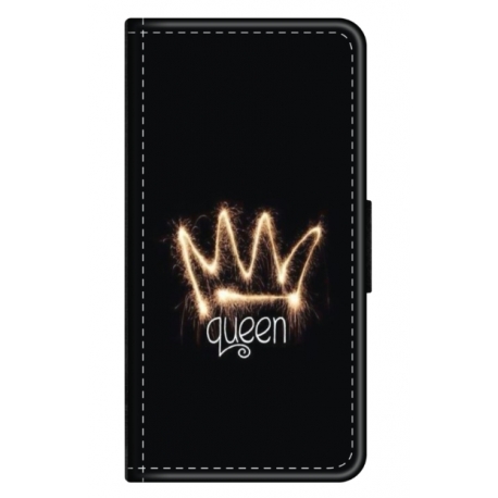 Husa personalizata tip carte HQPrint pentru Xiaomi Redmi Note 9 5G, model Queen, multicolor, S1D1M0243