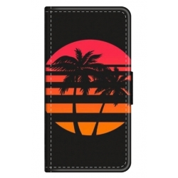 Husa personalizata tip carte HQPrint pentru Xiaomi Redmi Note 9 5G, model Beach View 3, multicolor, S1D1M0337