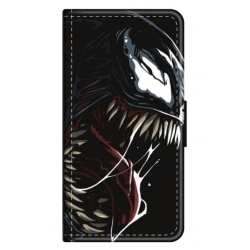 Husa personalizata tip carte HQPrint pentru Xiaomi Redmi Note 9 Pro, model Venom 2, multicolor, S1D1M0387