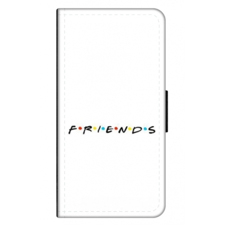 Husa personalizata tip carte HQPrint pentru Xiaomi Redmi Note 9S, model FRIENDS 1, multicolor, S1D1M0043