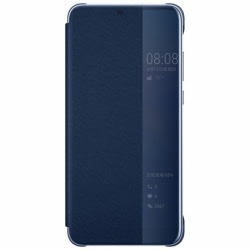 Husa Originala HUAWEI P20 - Flip Cover View (Albastru)