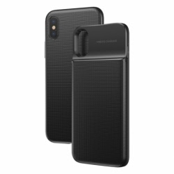 Husa cu Baterie Externa (5000 mAh) - APPLE iPhone X (Negru) BASEUS