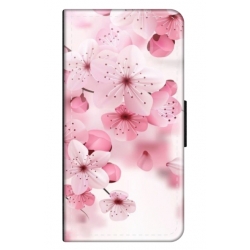 Husa personalizata tip carte HQPrint pentru Xiaomi Redmi Note 9T 5G, model Flowers 17, multicolor, S1D1M0241
