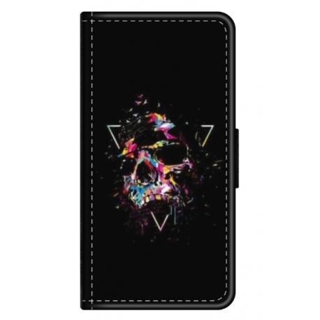 Husa personalizata tip carte HQPrint pentru Xiaomi Redmi Note 9T 5G, model Colorful 5, multicolor, S1D1M0302