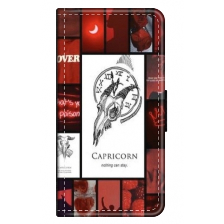 Husa personalizata tip carte HQPrint pentru Xiaomi Redmi Note 11 Pro 5G, model Capricorn, multicolor, S1D1M0295