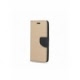Husa SAMSUNG Galaxy A6 2018 - Fancy Book (Auriu&Negru)