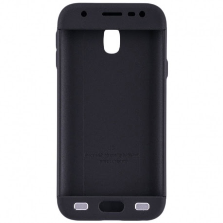 Husa SAMSUNG Galaxy J3 2017 - 360 Grade + Folie (Negru)