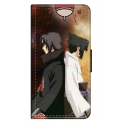 Husa personalizata tip carte HQPrint pentru Xiaomi Redmi Note 12 Pro, model Itachi 1, multicolor, S1D1M0103