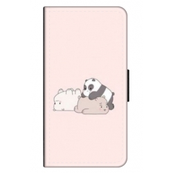 Husa personalizata tip carte HQPrint pentru Xiaomi Redmi Note 12 Pro, model Bears 3, multicolor, S1D1M0115