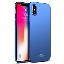 Husa APPLE iPhone X - UltraSlim MSVII (Albastru)