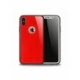 Husa APPLE iPhone X - Glass (Rosu)