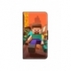 Husa personalizata tip carte HQPrint pentru Oppo A57, model Minecraft 1, multicolor, S1D1M0125