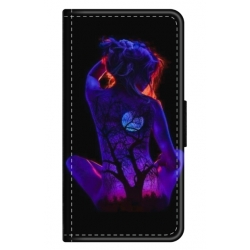 Husa personalizata tip carte HQPrint pentru Oppo A57, model Colorful 8, multicolor, S1D1M0329