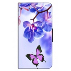 Husa personalizata tip carte HQPrint pentru Oppo A58, model Butterfly 2, multicolor, S1D1M0029