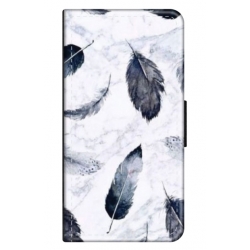 Husa personalizata tip carte HQPrint pentru Oppo A58, model Leaf Design 2, multicolor, S1D1M0071