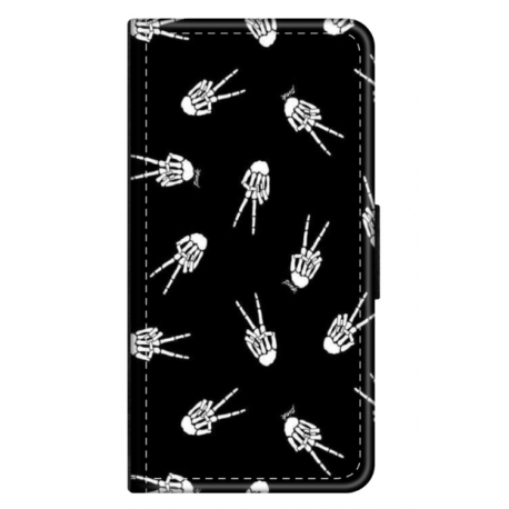 Husa personalizata tip carte HQPrint pentru Oppo A74 5G, model OK Skelly, multicolor, S1D1M0388