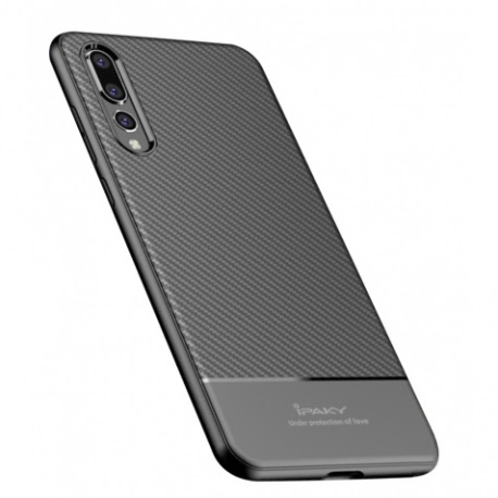 Husa HUAWEI P20 Pro - Ipaky Carbon (Negru)