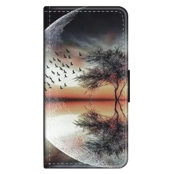 Husa personalizata tip carte HQPrint pentru Oppo Reno7 5G, model Time Flies 3, multicolor, S1D1M0366