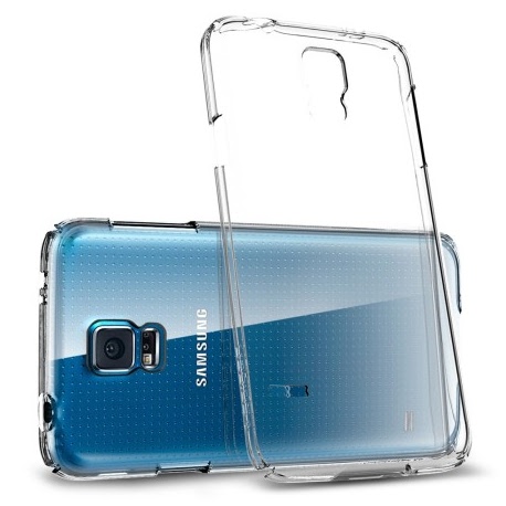 Husa SAMSUNG Galaxy S5 - Jelly Clear (Transparent) Anti-Ingalbenire