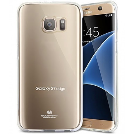 Husa SAMSUNG Galaxy S7 Edge - Jelly Clear (Transparent) Anti-Ingalbenire