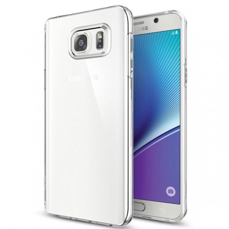 Husa SAMSUNG Galaxy Note 5 - Jelly Clear (Transparent) Anti-Ingalbenire